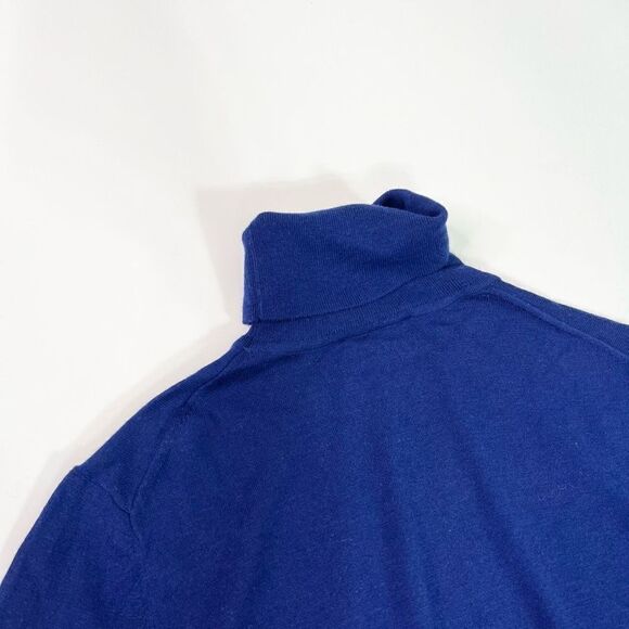 Paisley & Gray Wool Blend Sweater Womens Medium Blue Turtleneck Long Sleeve New - Picture 9 of 10